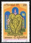Sellos del Mundo : Europa : Espa�a : 3274 - Navidad 1993. La Sagrada Familia.