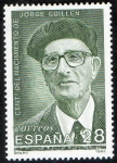 Stamps Spain -  3275 - Efemérides. Centenario del nacimiento de Jorge Guillén.