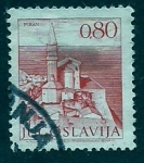 Stamps Yugoslavia -  Siudad de Piran