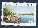 Stamps America - Barbados -  Puerto San Carlos