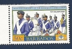 Stamps America - Barbados -  Centenario del cuerpo de cadetes - Toy soldier band