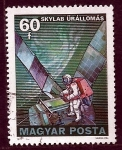 Stamps : Europe : Hungary :  SKYLAB