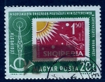 Stamps : Europe : Hungary :  Conferencia Correoa y Telecomunicaciones