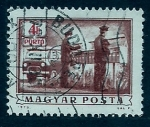 Stamps Hungary -  Reparto de correspondencia