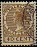 Stamps Netherlands -  HOLANDA Netherlands 1924-26 Scott 191 Sello Reina Wihelmina Usado