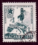 Stamps Hungary -  14 Congre. Intrn. Ferrocarril