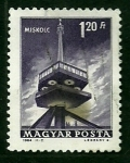 Stamps Hungary -  Torre de Radio (Miskolc)
