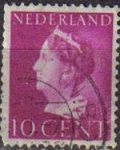 Stamps : Europe : Netherlands :  HOLANDA Netherlands 1940-7 Scott 218 Sello Reina Guillermina Wihelmina Usado