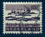 Stamps Netherlands -  Dragas en el delta