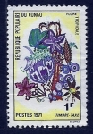 Stamps Democratic Republic of the Congo -  Flor Tropical