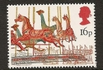 Stamps United Kingdom -  Feria -  Atracciones -Tiovivo