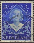 Stamps Netherlands -  HOLANDA Netherlands 1948 Scott 305 Sello Reina Juliana Usado