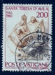 Stamps : Europe : Vatican_City :  Santa Teresa D Avila