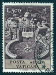 Stamps Vatican City -  Plaza San Pedro