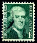 Stamps United States -  USA_SCOTT 1278.03 THOMAS JEFFERSON. $0,2