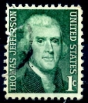 Sellos de America - Estados Unidos -  USA_SCOTT 1278.03 THOMAS JEFFERSON. $0,2