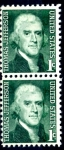 Sellos de America - Estados Unidos -  USA_SCOTT 1278.05_06 THOMAS JEFFERSON. $0,2