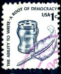 Stamps United States -  USA_SCOTT 1581.01 TINTERO Y PLUMA. $0,2