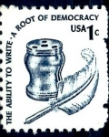 Stamps United States -  USA_SCOTT 1581.03 TINTERO Y PLUMA. $0,2
