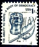 Stamps United States -  USA_SCOTT 1581.04 TINTERO Y PLUMA. $0,2