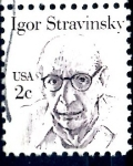 Stamps United States -  USA_SCOTT 1845.02 IGOR STRAVINSKY. $0,2