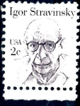 Stamps United States -  USA_SCOTT 1845.03 IGOR STRAVINSKY. $0,2