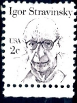 Sellos de America - Estados Unidos -  USA_SCOTT 1845.03 IGOR STRAVINSKY. $0,2