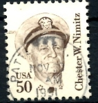 Stamps United States -  USA_SCOTT 1869.02 CHESTER W. NIMITZ. $0,2