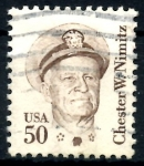 Stamps United States -  USA_SCOTT 1869.03 CHESTER W. NIMITZ. $0,2