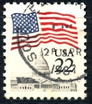 Stamps United States -  USA_SCOTT 2114.01 BANDERA SOBRE EL CAPITOLIO. $0,2