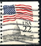 Stamps United States -  USA_SCOTT 2115.06 BANDERA SOBRE EL CAPITOLIO. $0,2
