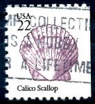 Stamps United States -  USA_SCOTT 2120.02 CALICO SCALLOP. $0,2