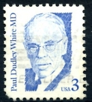 Stamps United States -  USA_SCOTT 2170.01 PAUL DUDLEY WHITE. $0,2