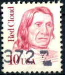 Stamps United States -  USA_SCOTT 2175.01 NUBE ROJA. $0,2