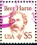 Sellos de America - Estados Unidos -  USA_SCOTT 2196.02 BRET HARTE. $1,0