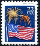 Stamps United States -  USA_SCOTT 2276.01 BANDERA. $0,2
