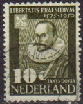 Stamps Netherlands -  HOLANDA Netherlands 1950 Scott 328 Sello Personajes Janus Dousa Usado