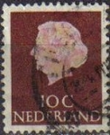 Sellos de Europa - Holanda -  HOLANDA Netherlands 1953-71 Scott 344 Sello Reina Juliana Usado