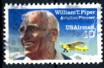 Stamps United States -  USA_SCOTT C129 WILLIAN T. PIPER. $0,2