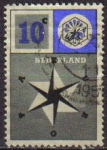Stamps Netherlands -  HOLANDA Netherlands 1957 Scott 372 Sello Europa Unida Usado
