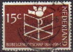 Stamps Netherlands -  HOLANDA Netherlands 1964 Scott 427 Sello Asociación de La Biblia Usado