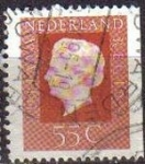 Sellos del Mundo : Europa : Holanda : HOLANDA Netherlands 1969 Scott 464a Sello Serie Basica Reina Juliana Usado
