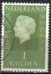 Stamps Netherlands -  HOLANDA Netherlands 1969 Scott 469 Sello Serie Basica Reina Juliana Usado