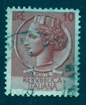 Stamps Italy -  Lucia de Siracusa