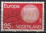 Stamps Netherlands -  HOLANDA Netherlands 1970 Scott 483 Sello Europa CEPT Usado