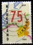Stamps Netherlands -  HOLANDA Netherlands 1989 Scott 750 Sello Limburg Conjunta Holanda Belgica Usado