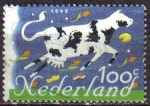 Stamps : Europe : Netherlands :  HOLANDA Netherlands 1995 Scott 873 Sello Vaca Volando Productos Holandeses Usado