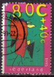 Stamps Netherlands -  HOLANDA Netherlands 1995 Scott B690 Sello Dibujos de Niños Profesora de la escuela Usado