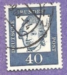 Stamps Germany -  INTERCAMBIO