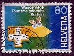 Stamps Switzerland -  Turismo Pedestre